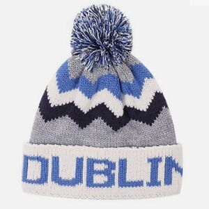 Big City Irish Dublin Blue and Grey Bobble Hat